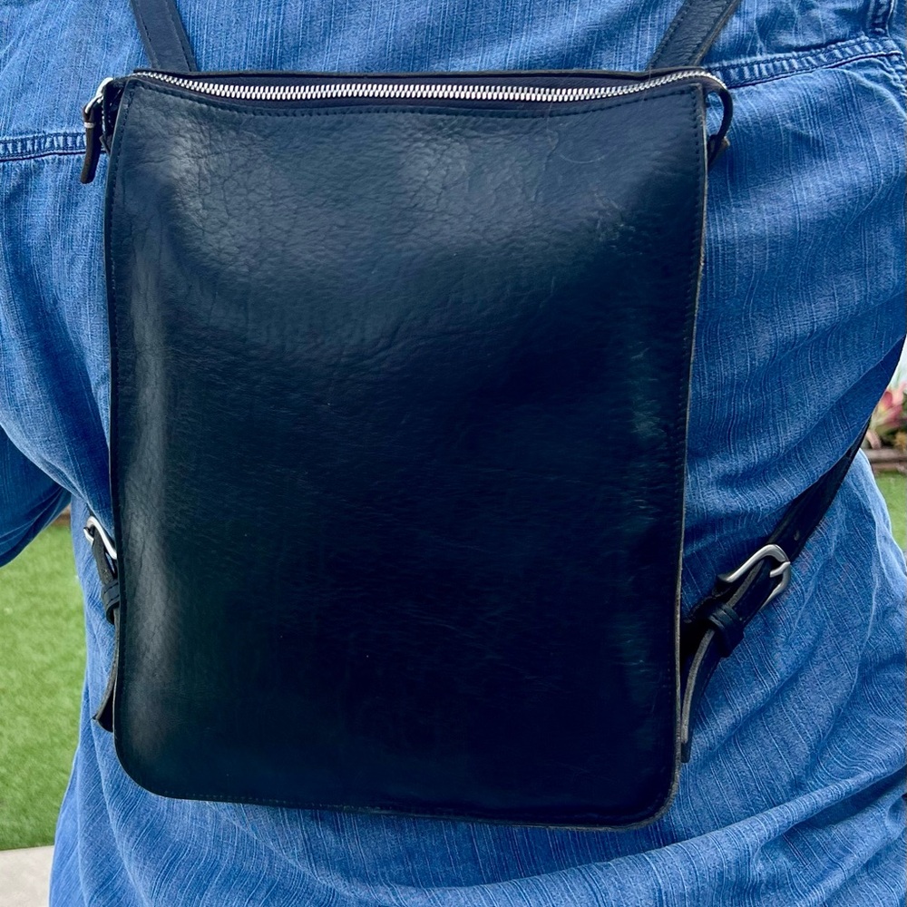 Shinola Detroit Horween Leather Backpack | Black | Authentic USA Made